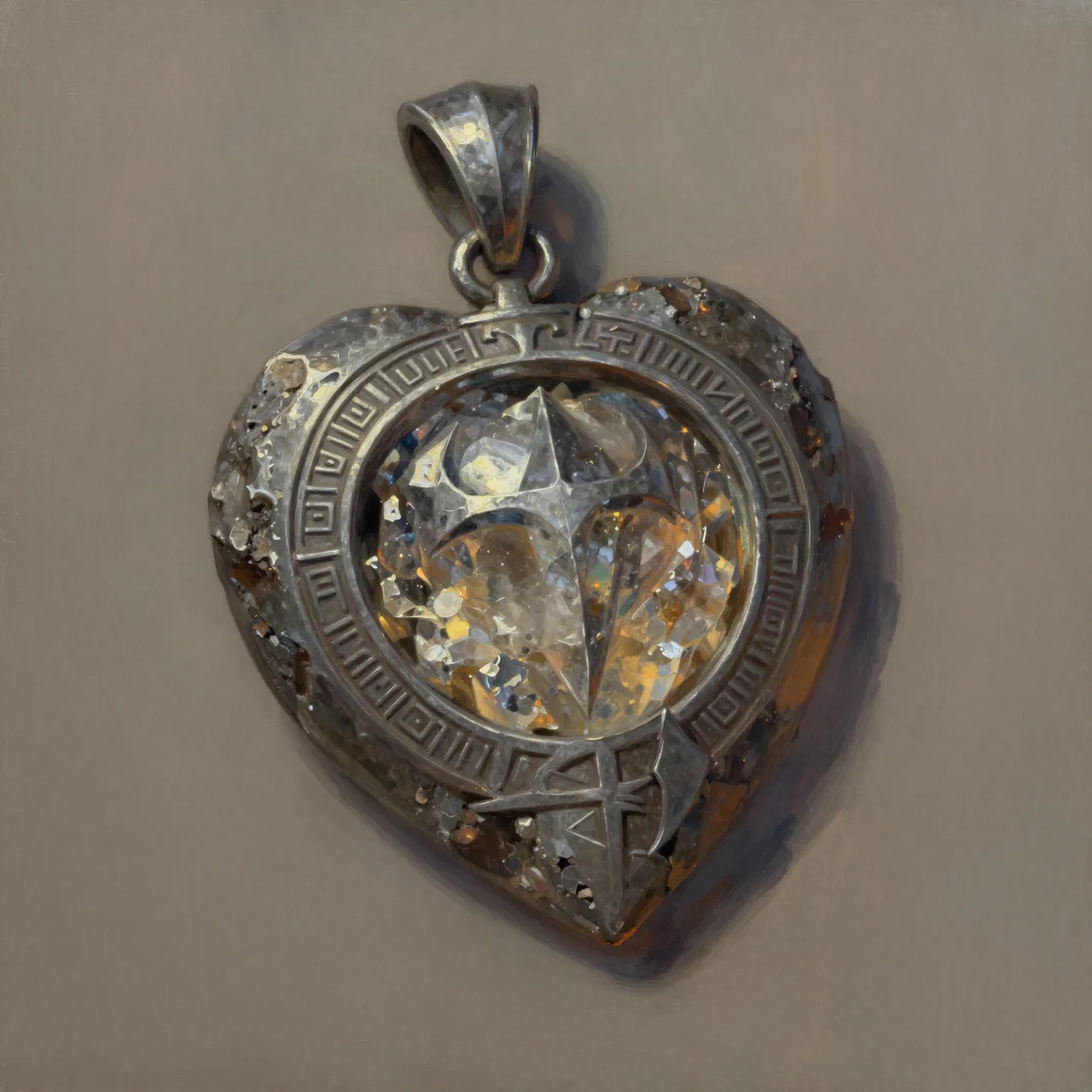 Iron-Heart-Amulett