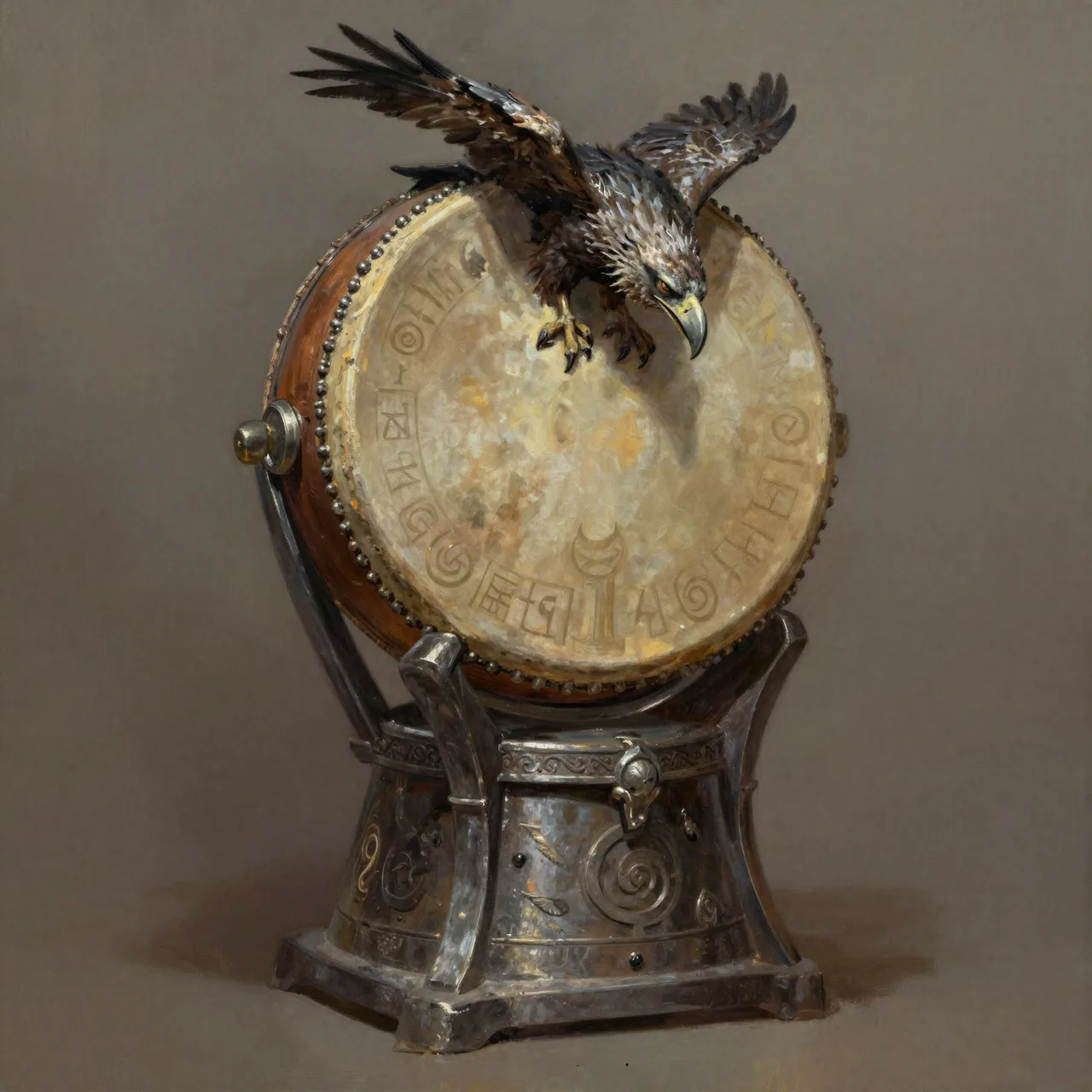 Die Iron-Throat-Trommel der Runic Bards