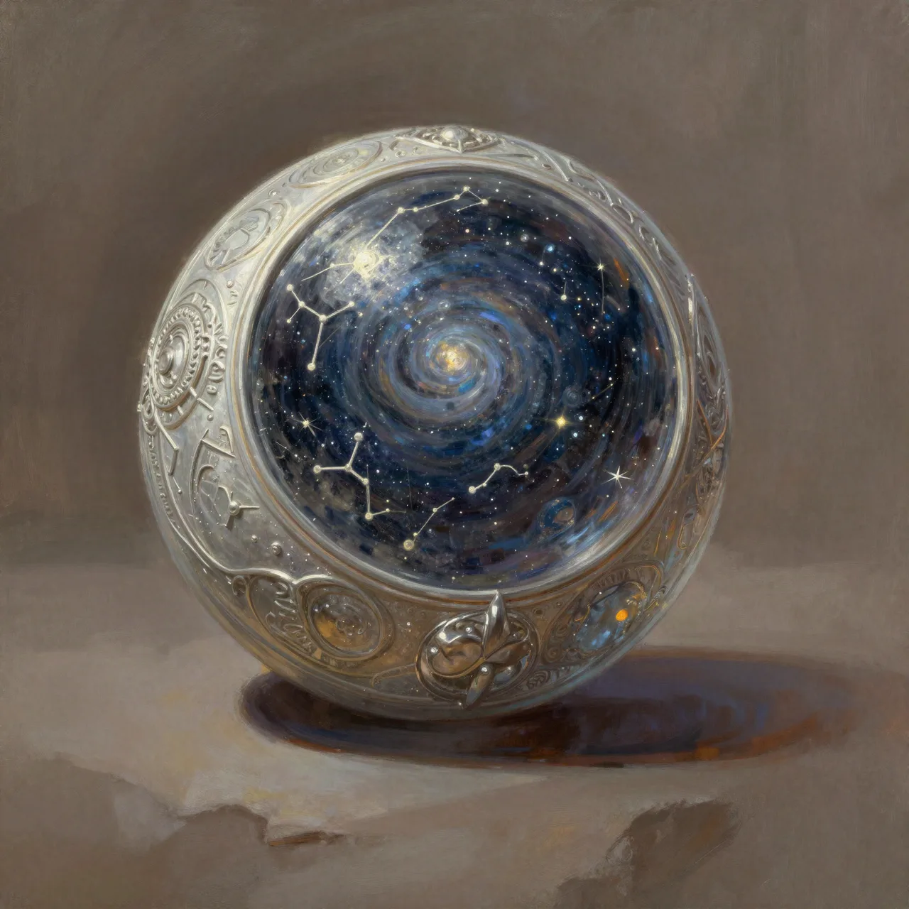Star-Orb der Himmelsdeutung