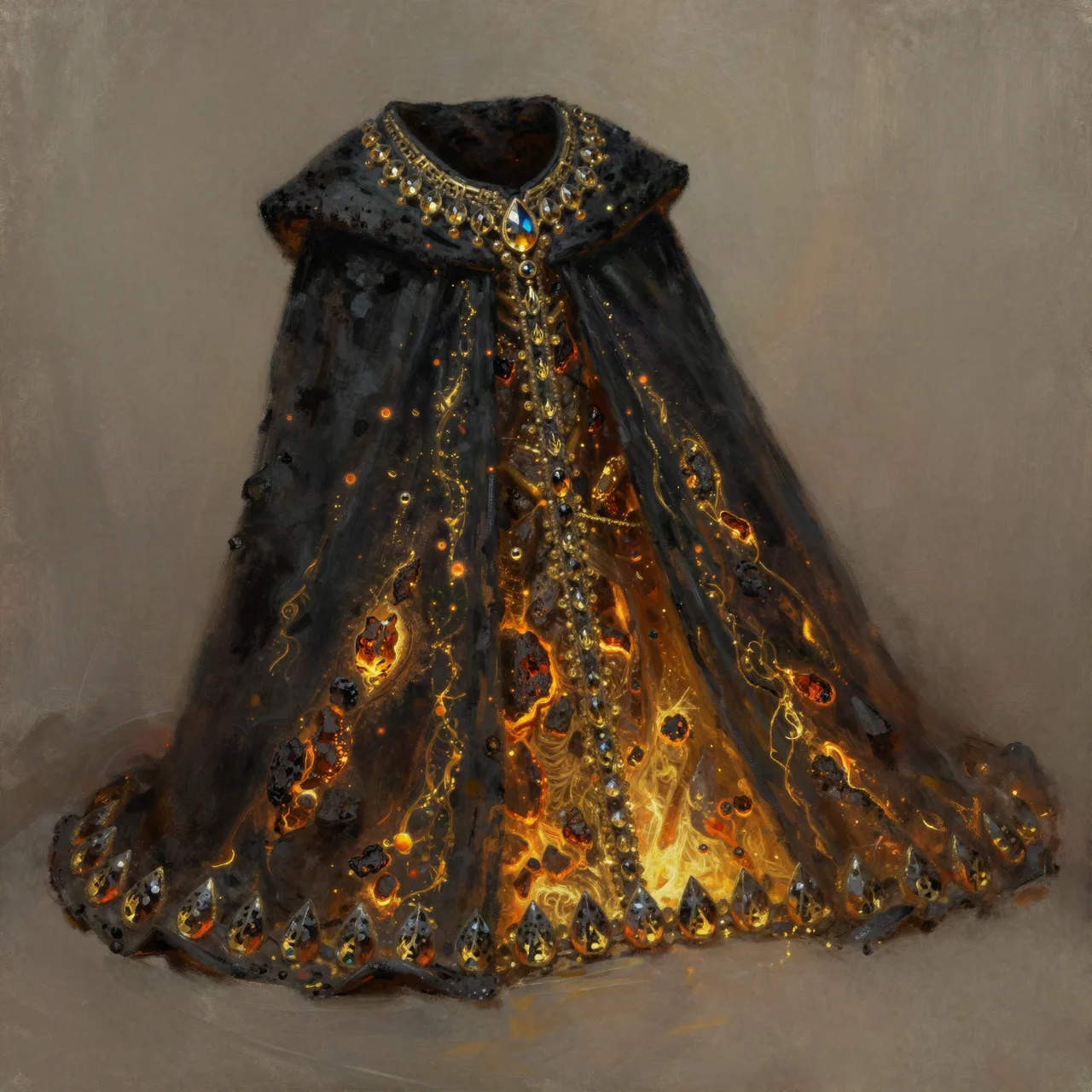 Ember-Weave-Mantel des Flame-Council