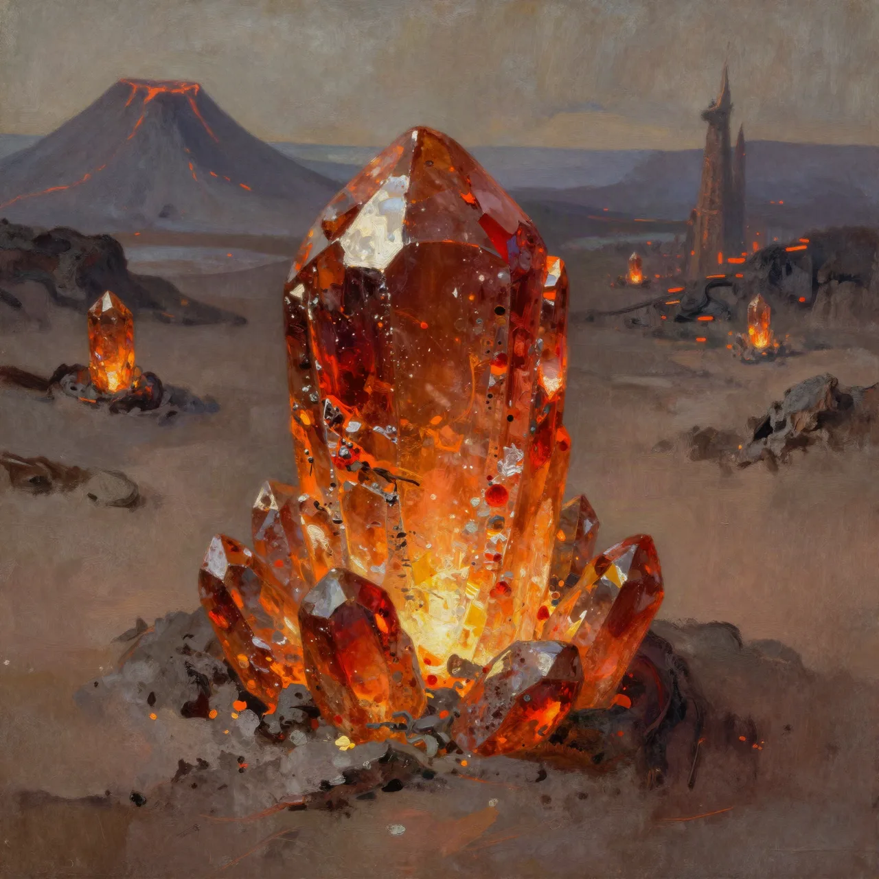 Lava-Kristalle