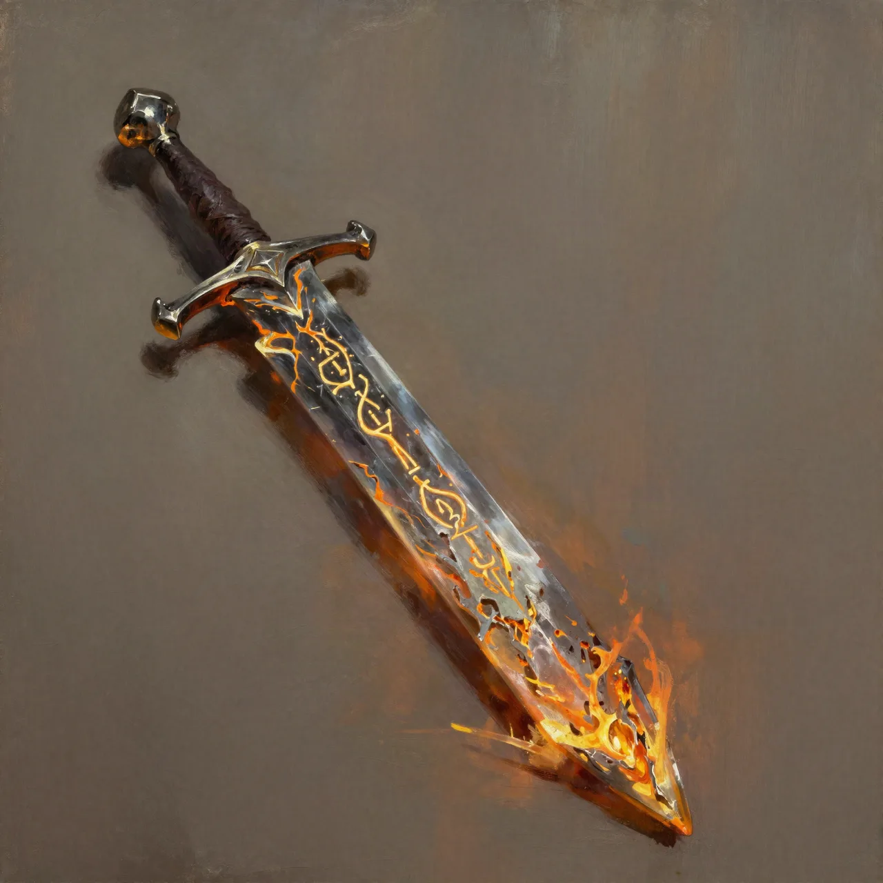 Pyrosteel-Klinge der Tri-Flame