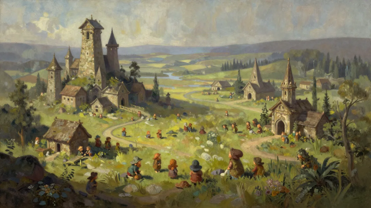 Halflings - The Peaceful Younger Race Banner