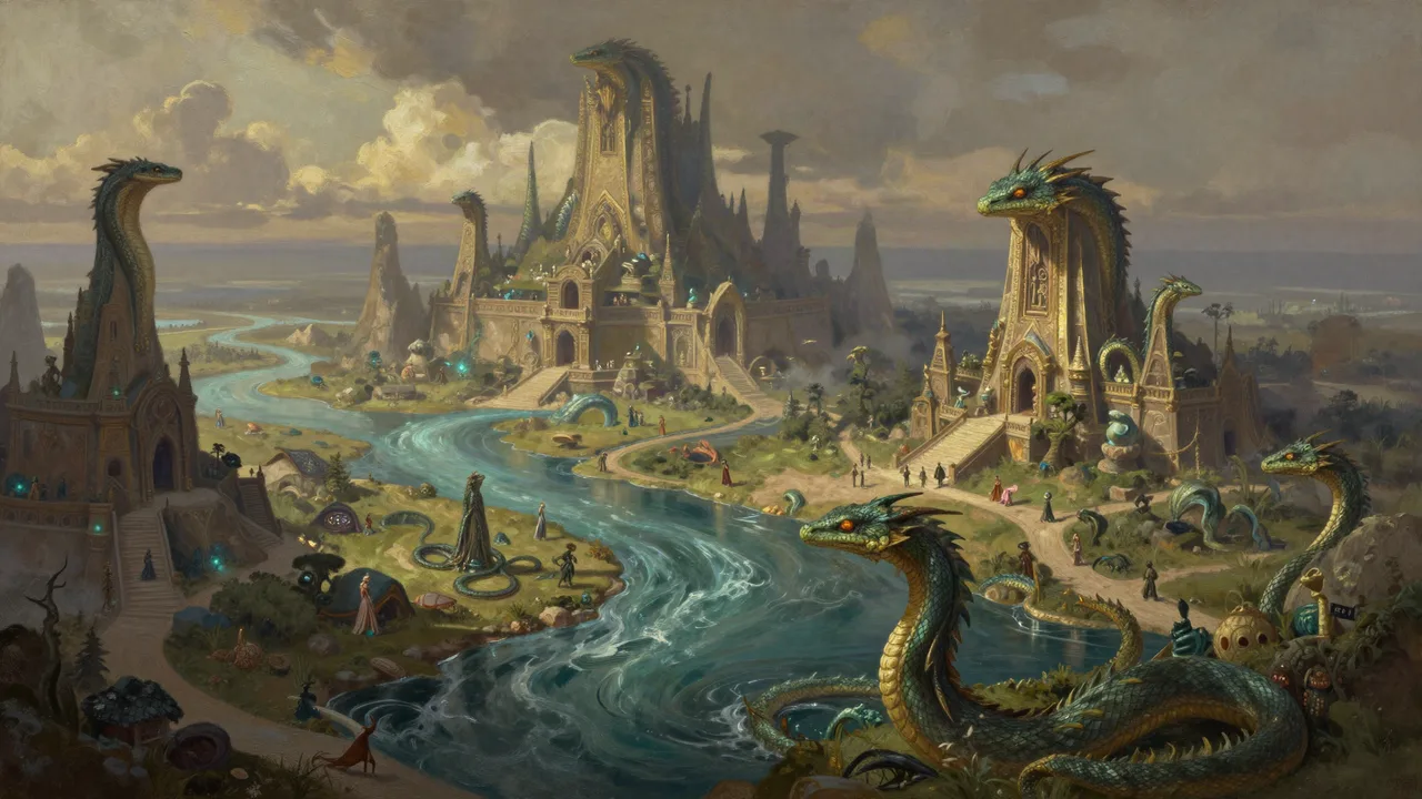 Naga - The Serpentine Masters of Water and Poison Banner