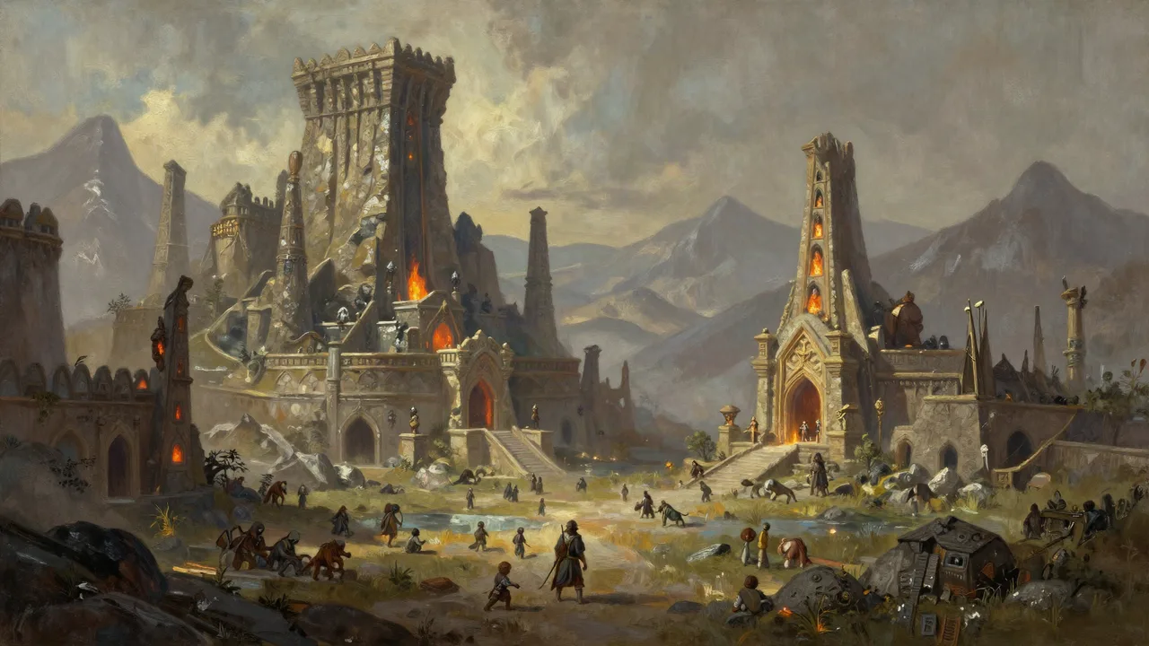 THE DWARVES OF THE IRON MOUNTAINS Banner