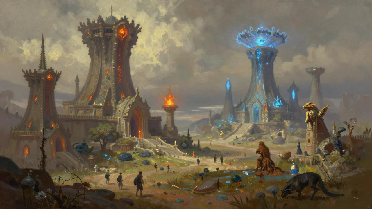 The Elemental Kingdoms of the Deep Earth Banner