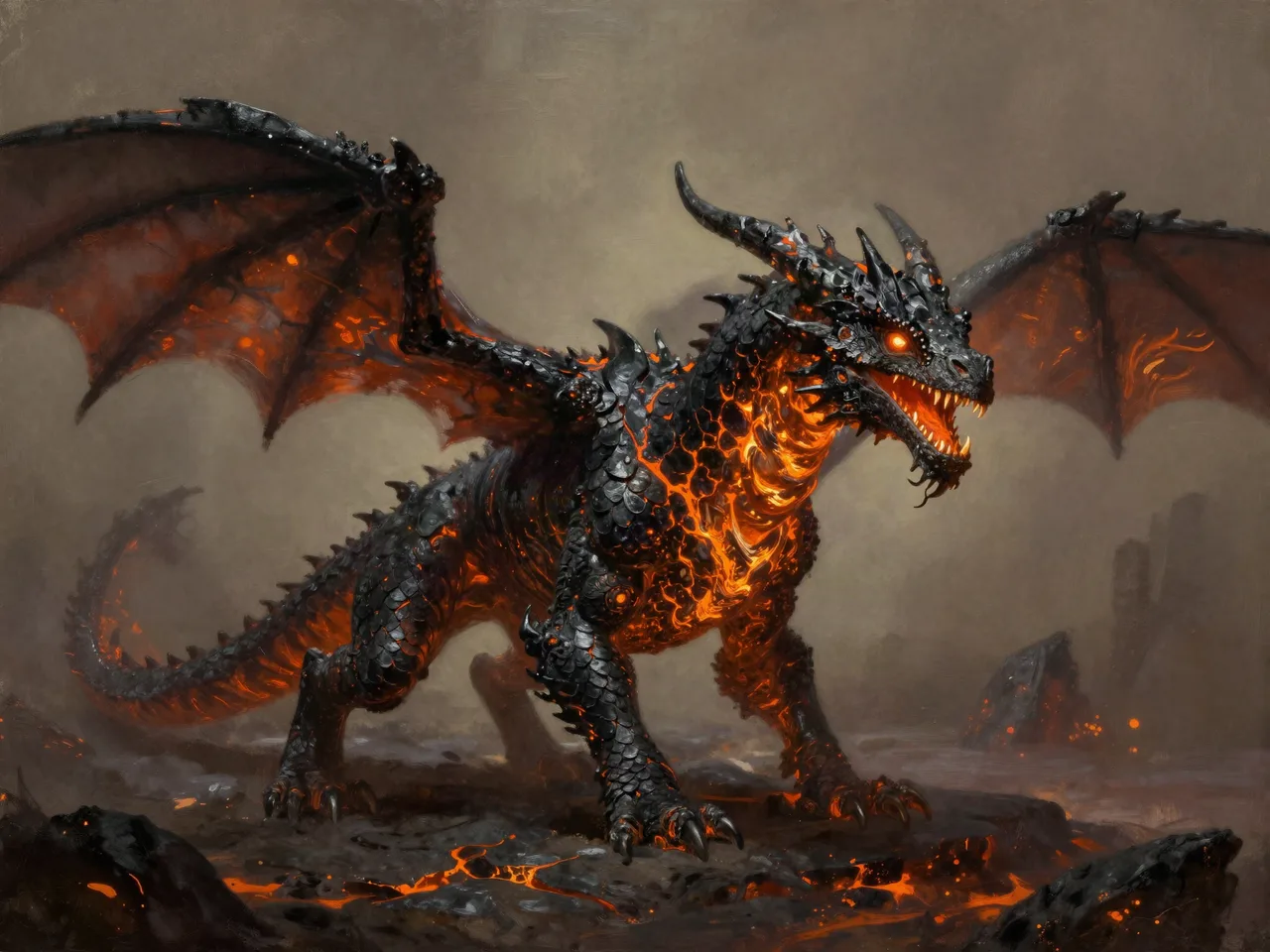 Magma-Drache