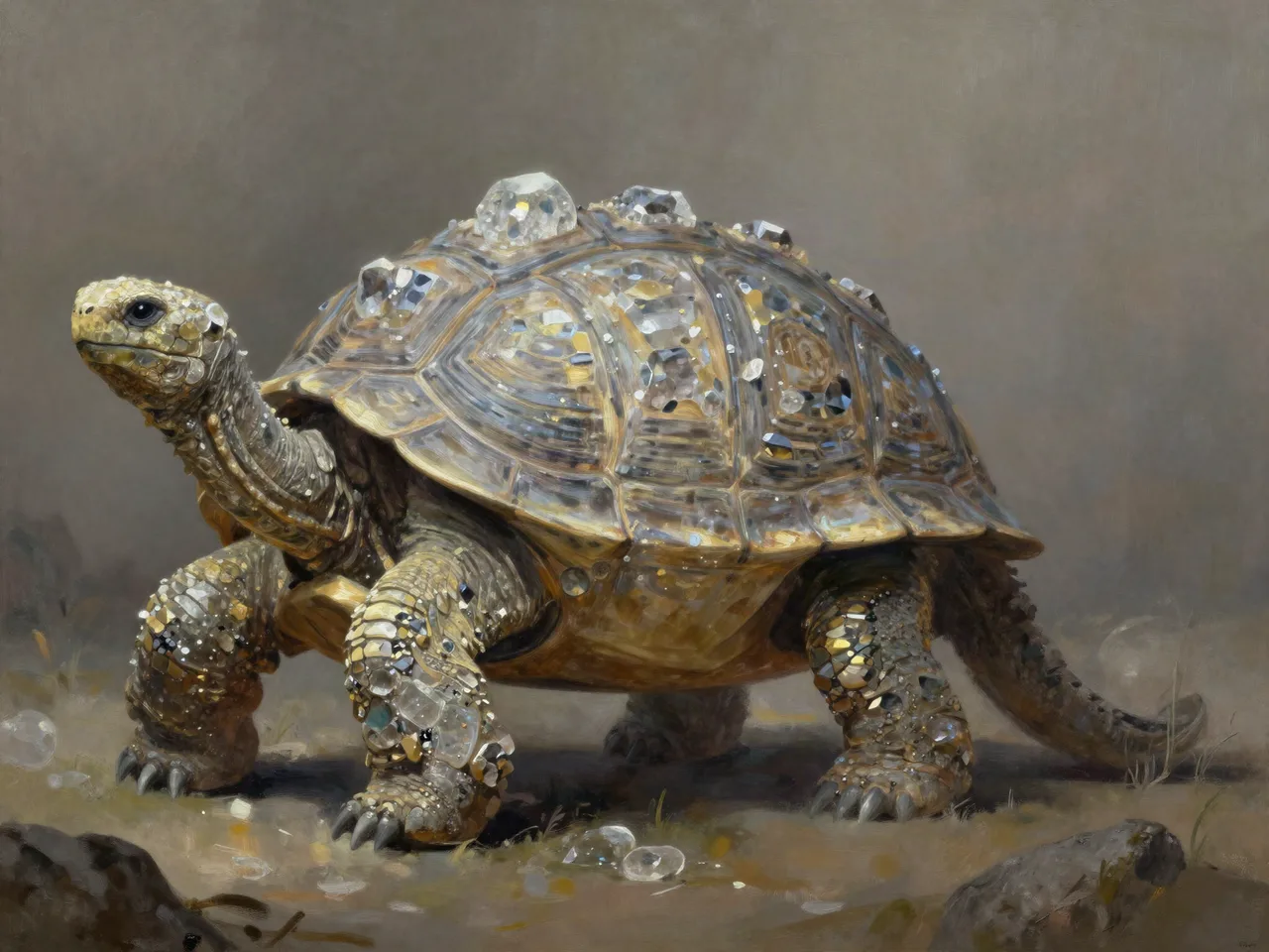 Steinrücken-Schildkröten