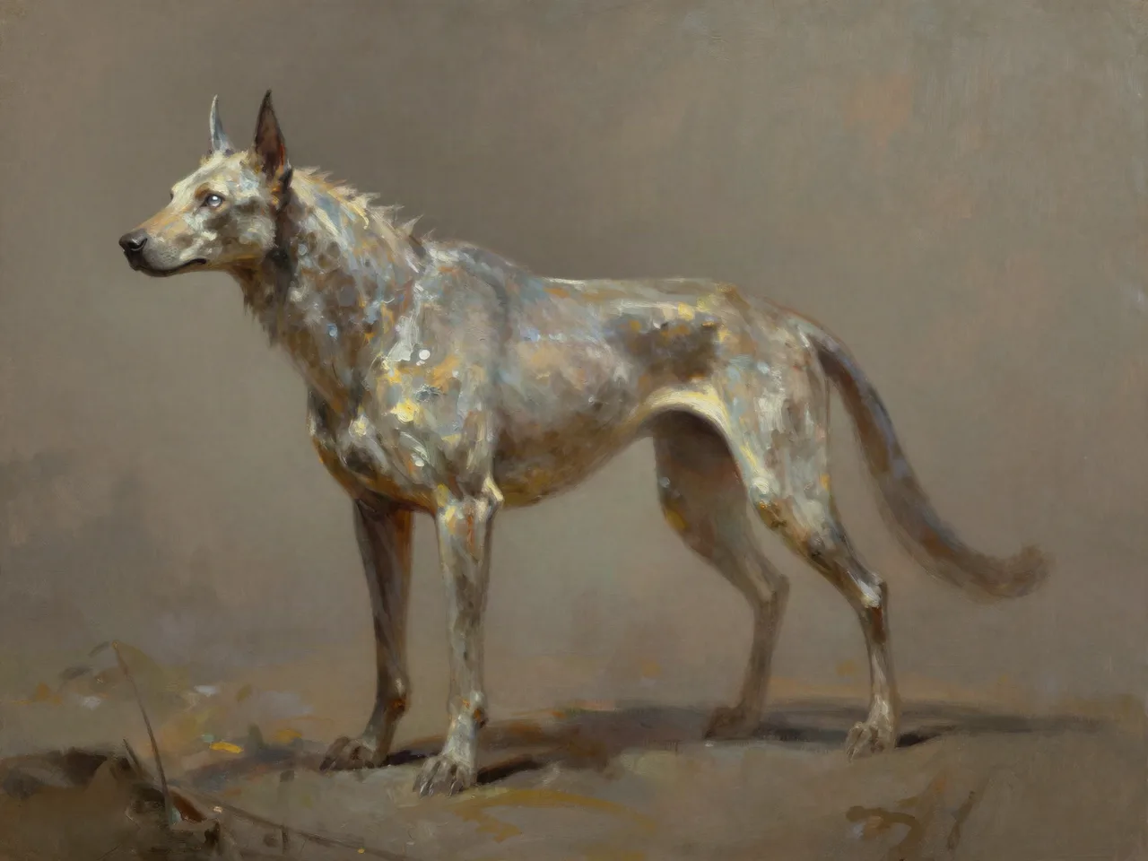 Spiegel-Hund