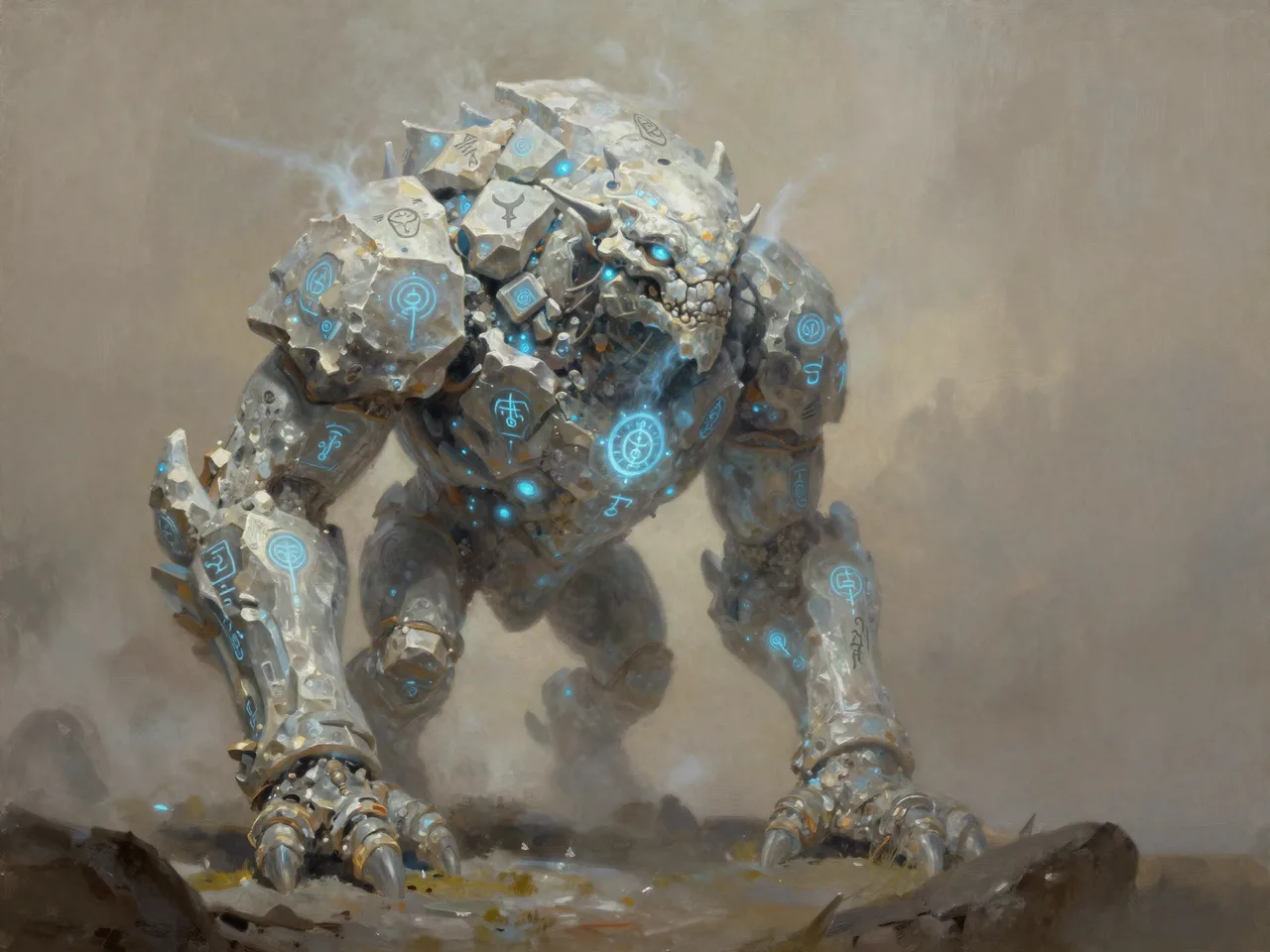 Schwellen-Golem