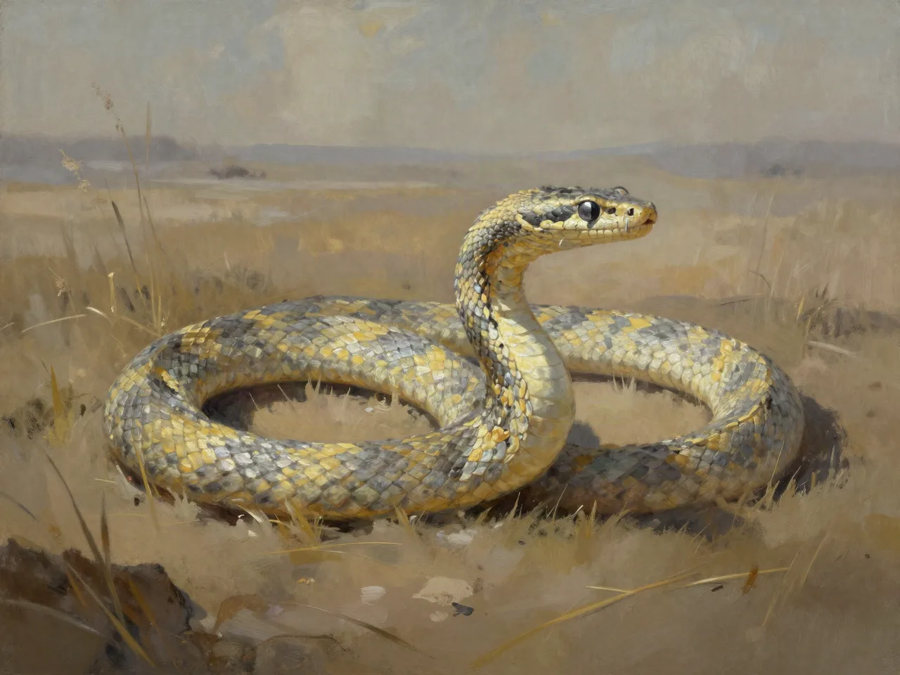 Grasland-Schattenviper