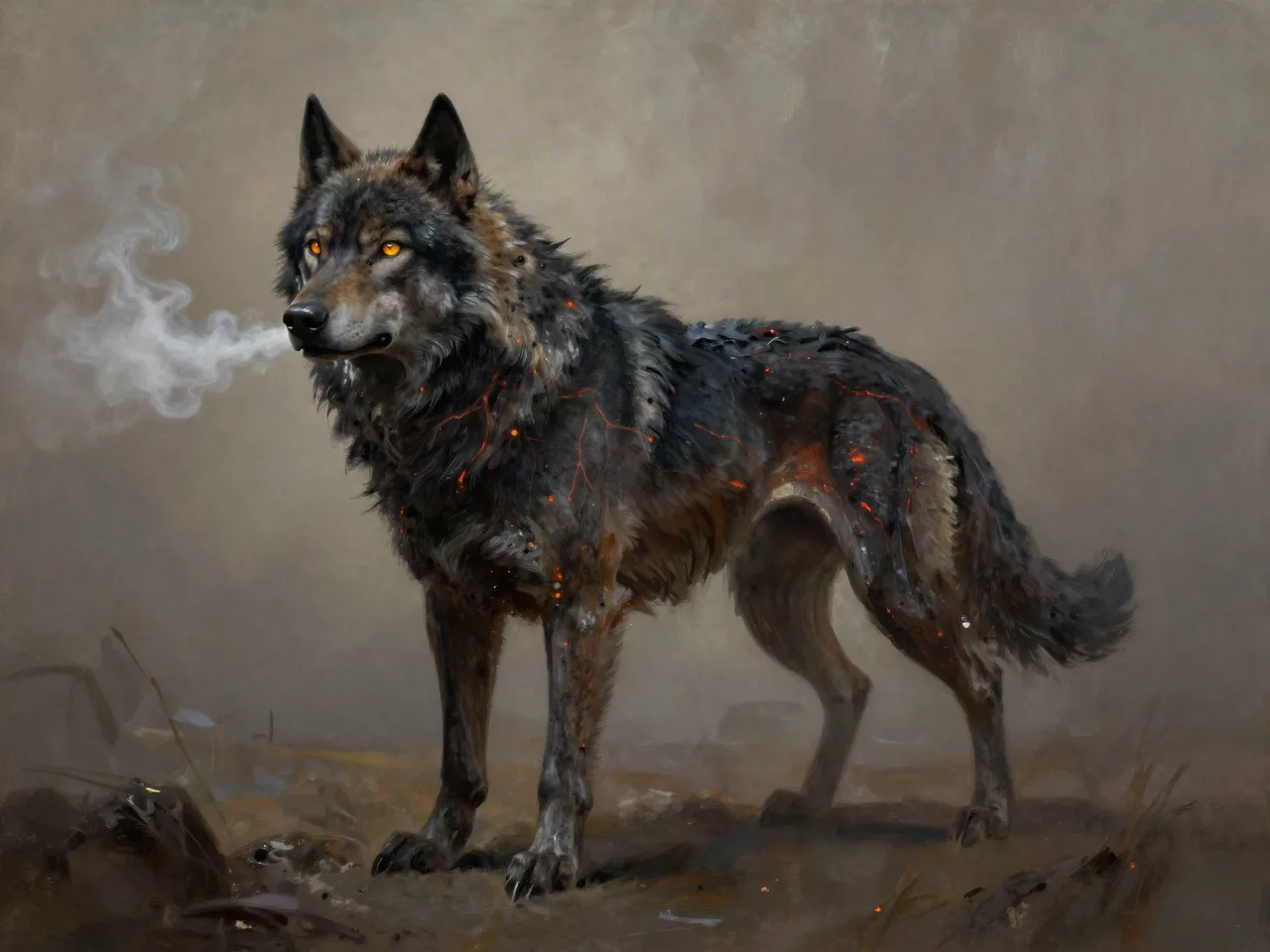 Glut-Hund