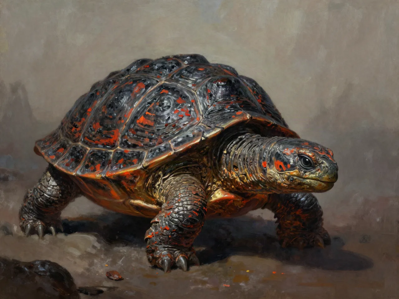 Lava-Schildkröte