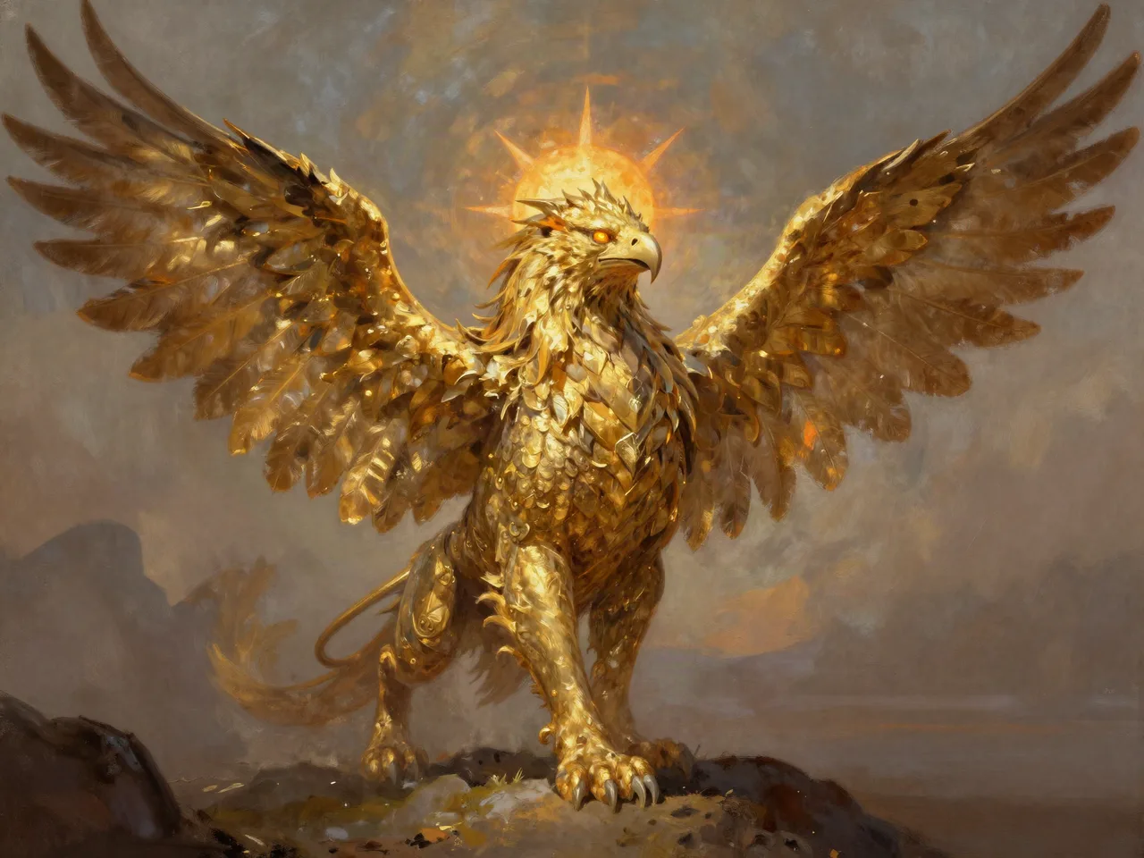 Der Goldene Greif der Sonnennarbe
