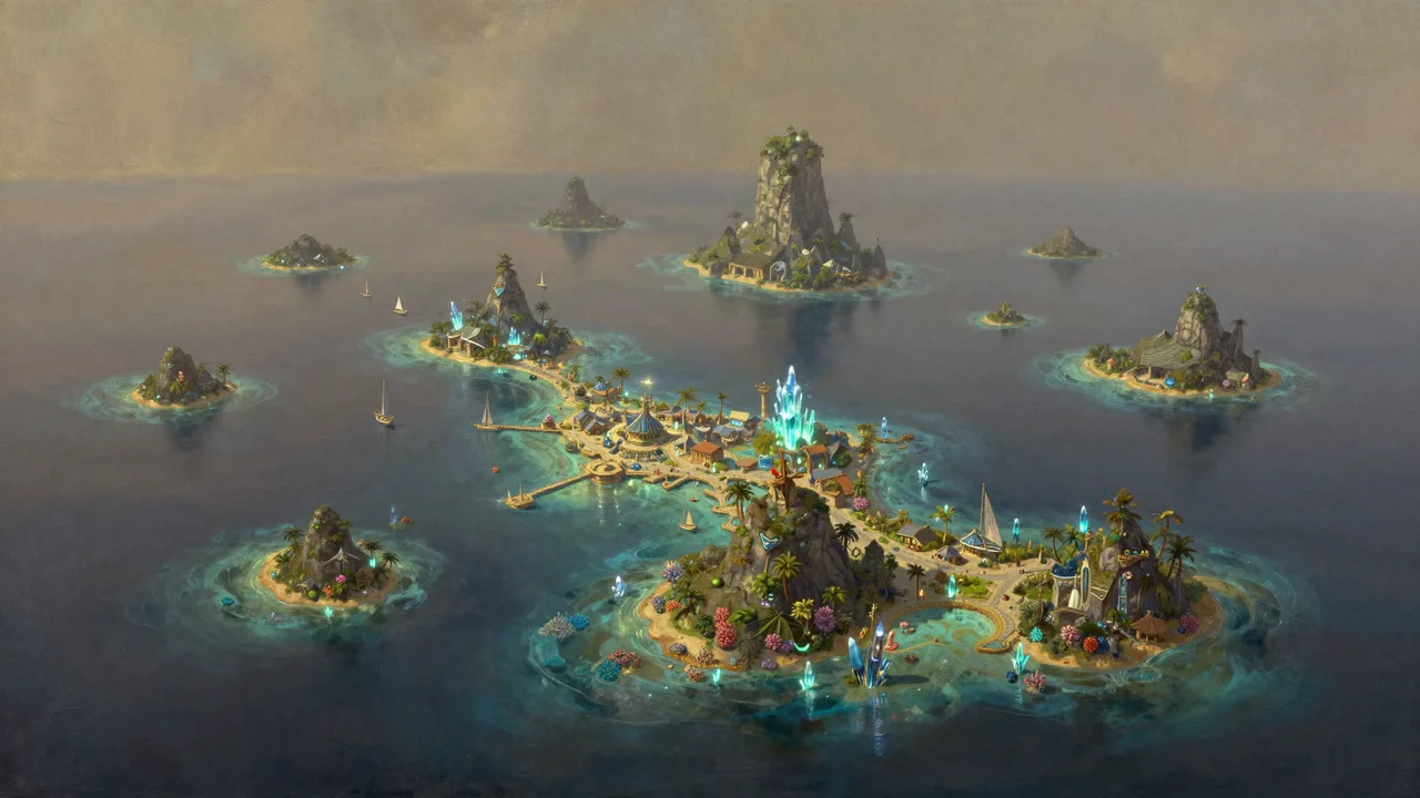Shimmering Isles Panorama