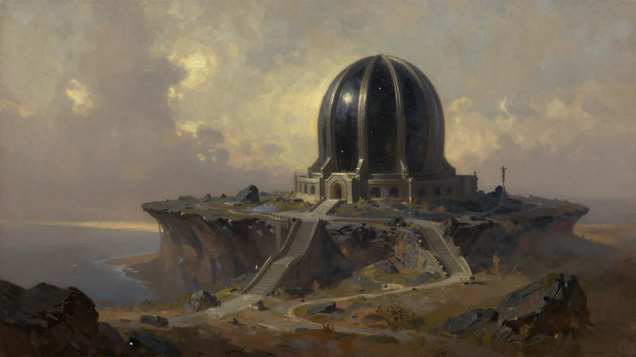 das Obsidianobservatorium Panorama