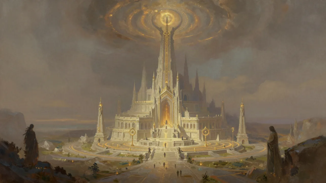 Der Sitz des Celestial Order Panorama