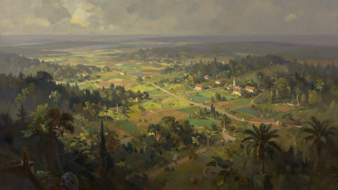 Die Grünenden Weiten Panorama