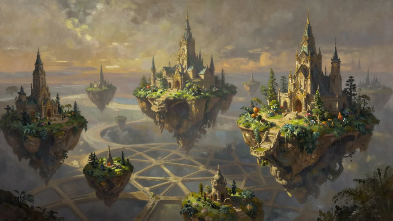 The Floating Islands Panorama