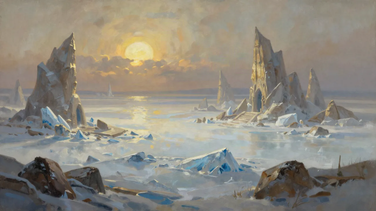Die Frostgebundenen Ödländer Panorama