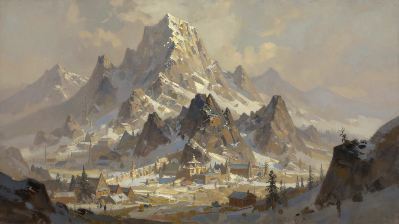 Die Berge des Nordens Panorama
