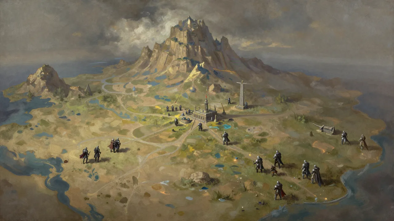 Die Nördlichen Grenzen von Landorya Panorama