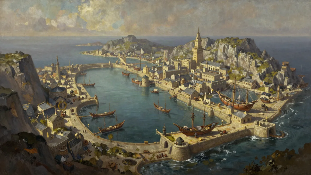 Ashford Harbor Panorama
