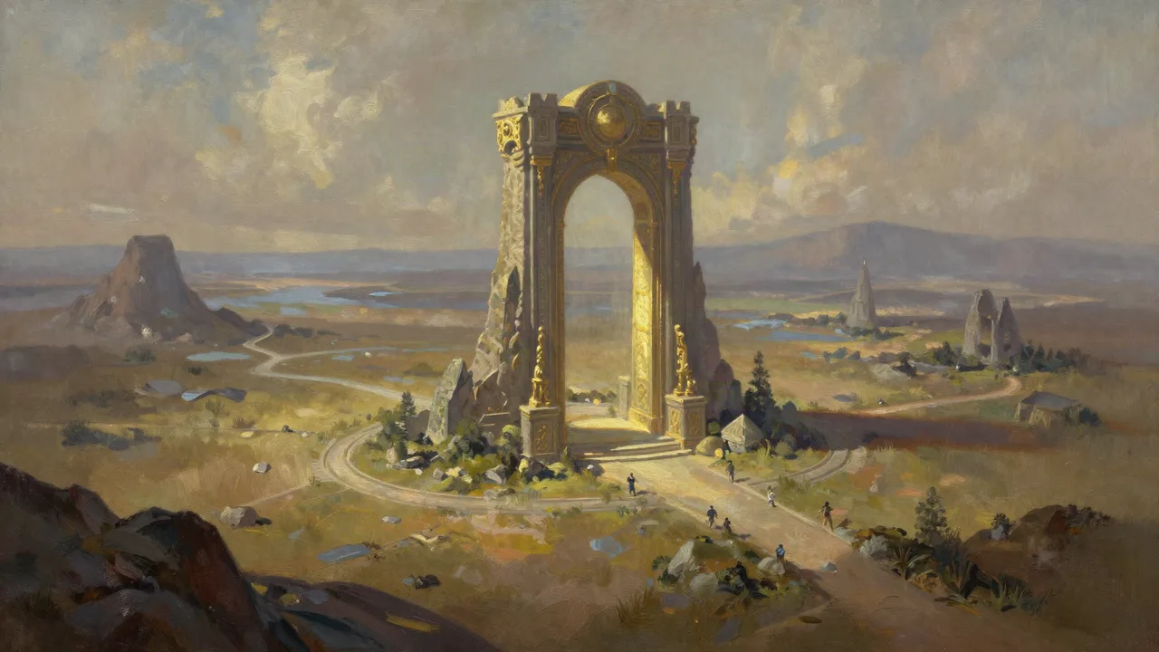 Verzaubertes Portal Panorama