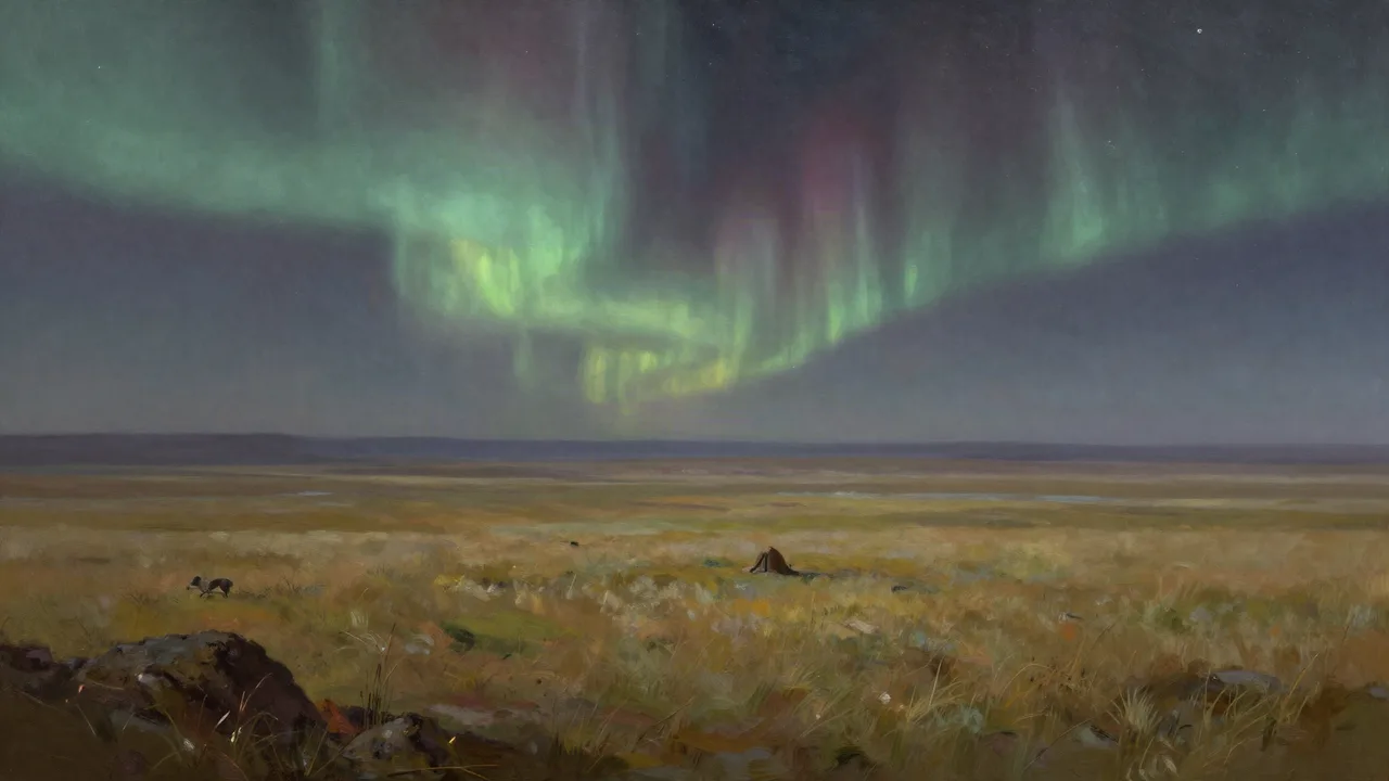 Die Auroraebenen Panorama