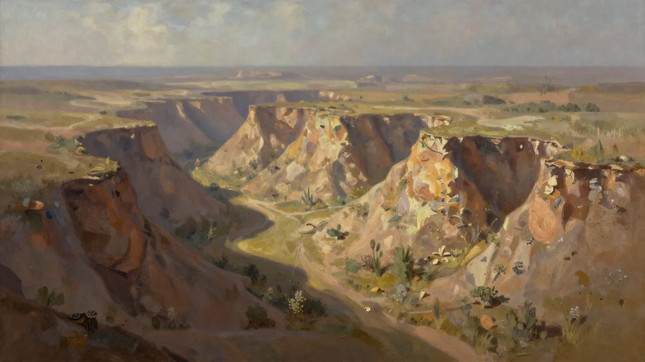 Die Dornrücken-Senken Panorama
