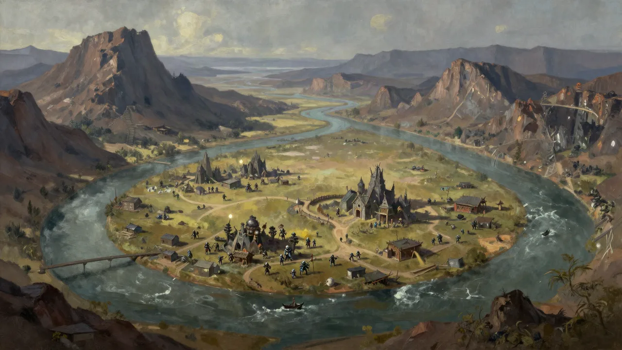 Fluss-Clans Panorama