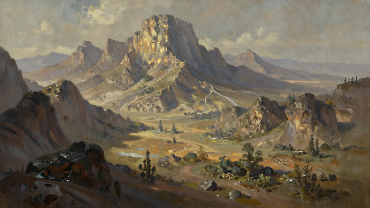 Die Eisenader-Kette Panorama