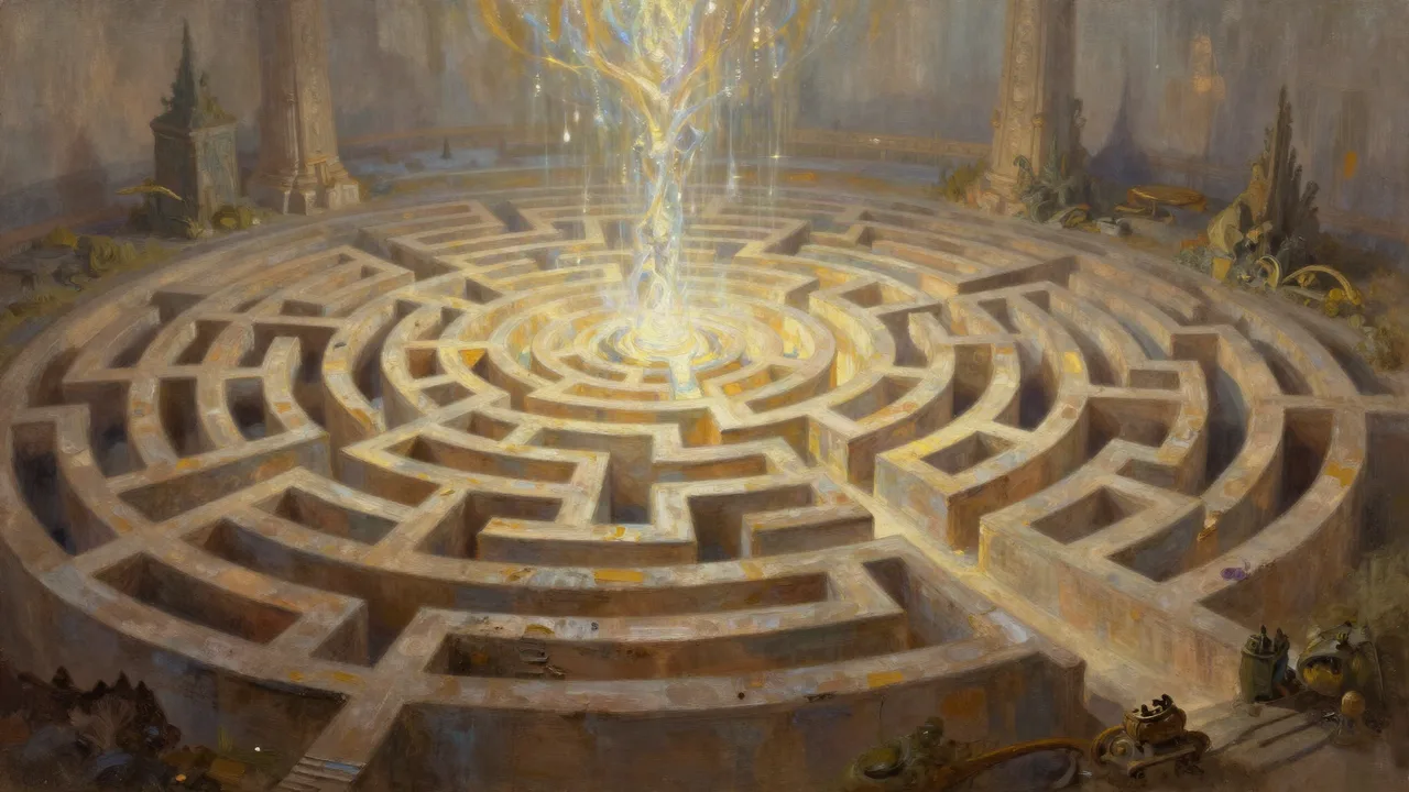 Das Labyrinth der Gedanken Panorama