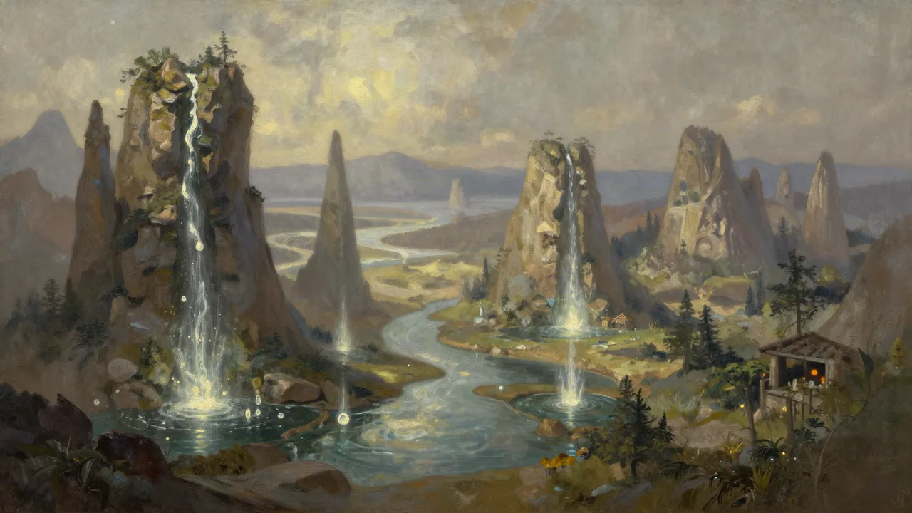 Quell-Spitzen Panorama