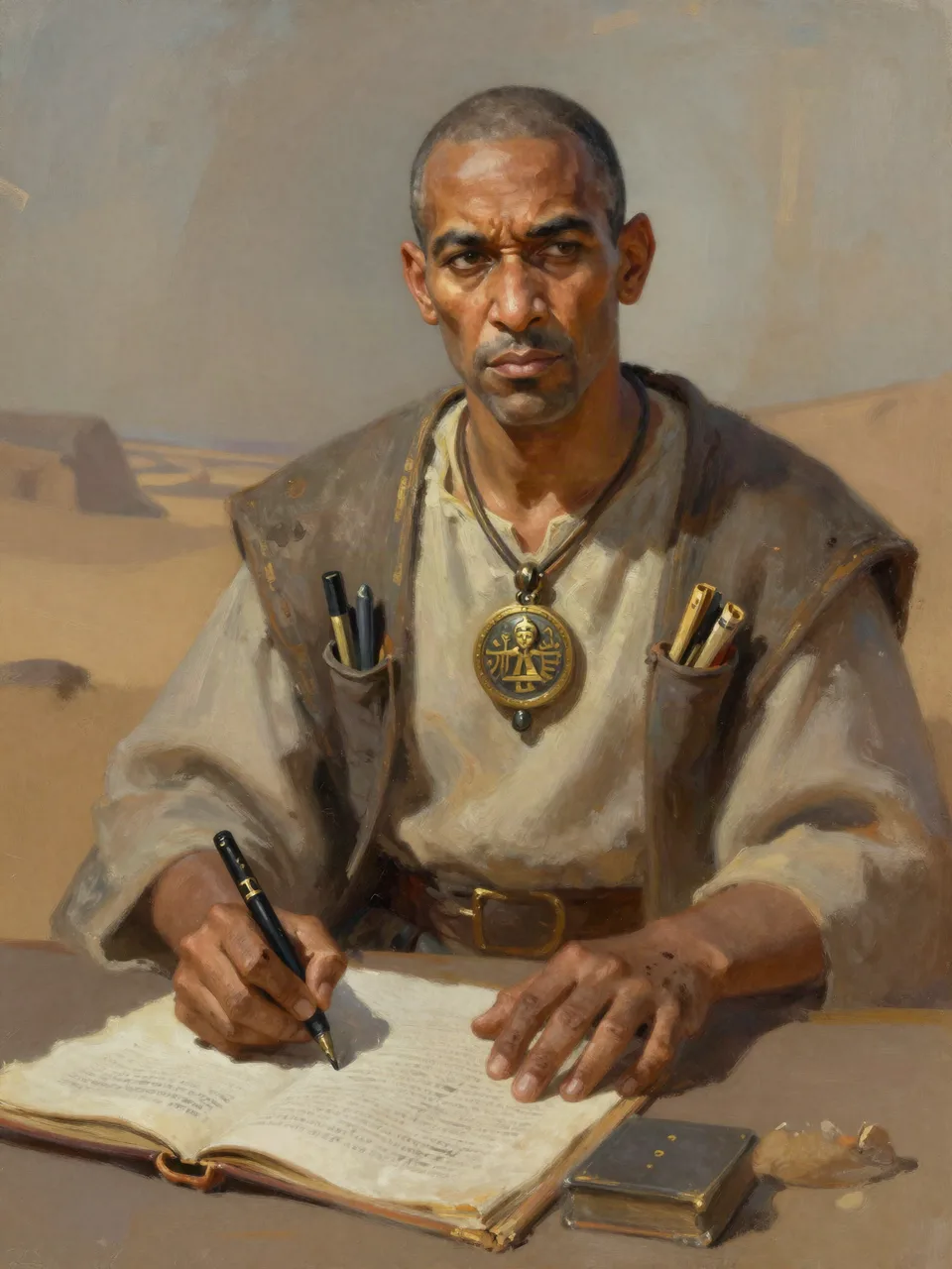 AHMOSE SANDGELEHRTER Porträt