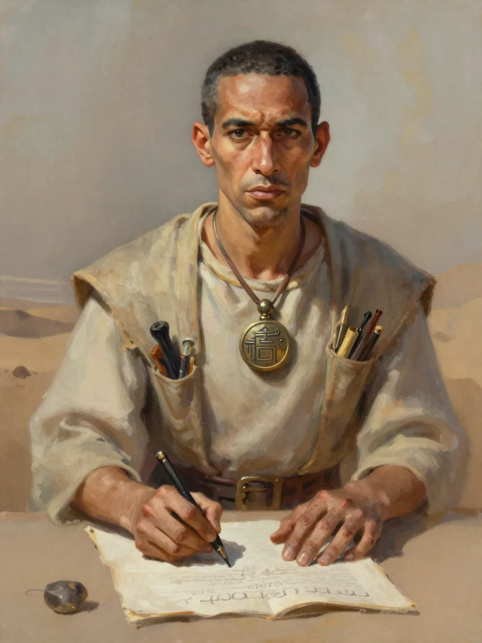 AHMOSE SANDSCHREIBER Porträt