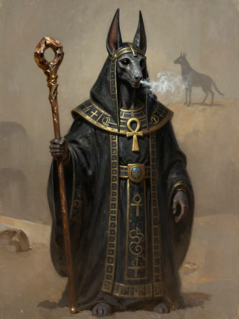 ANUBIS SEELENFÜHRER Porträt