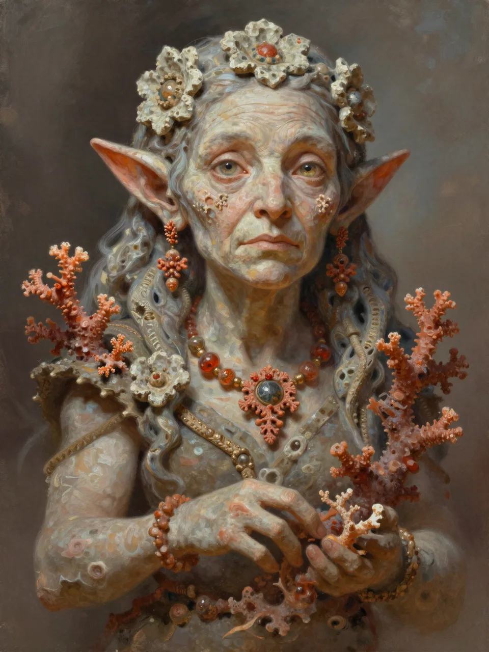CORAL STONEFLOWER Portrait