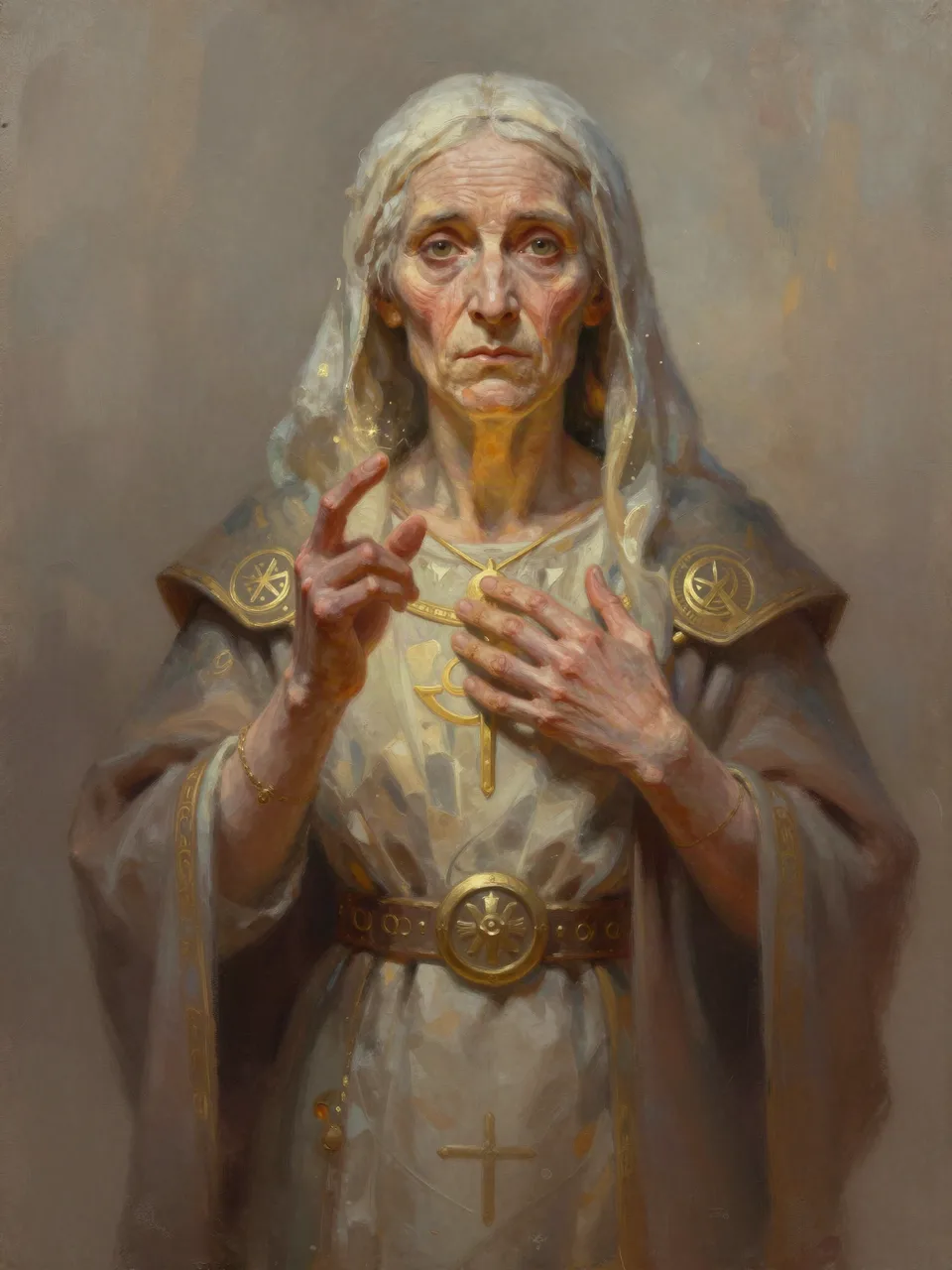 Faith der Glaubende Porträt