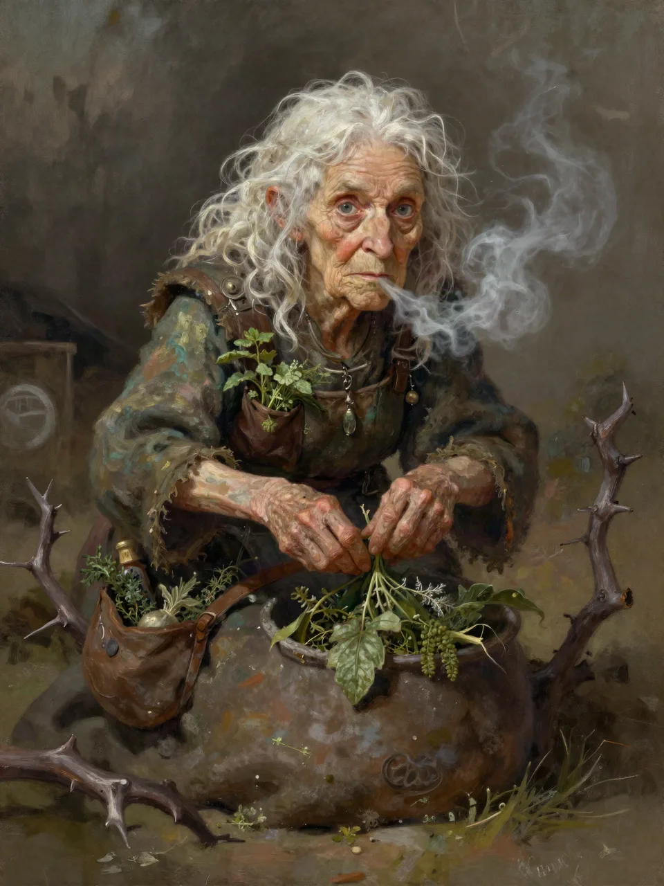 GRANNY ROSE THORNBUSH Porträt
