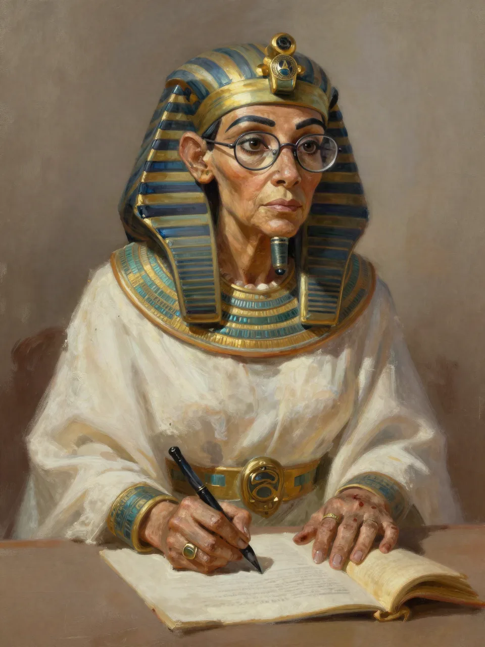 HATSHEPSUT Tintengeborene Porträt
