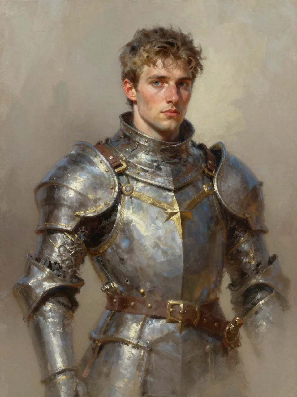 RITTER SIR GALAHAD DER WAHRHAFTIGE Porträt