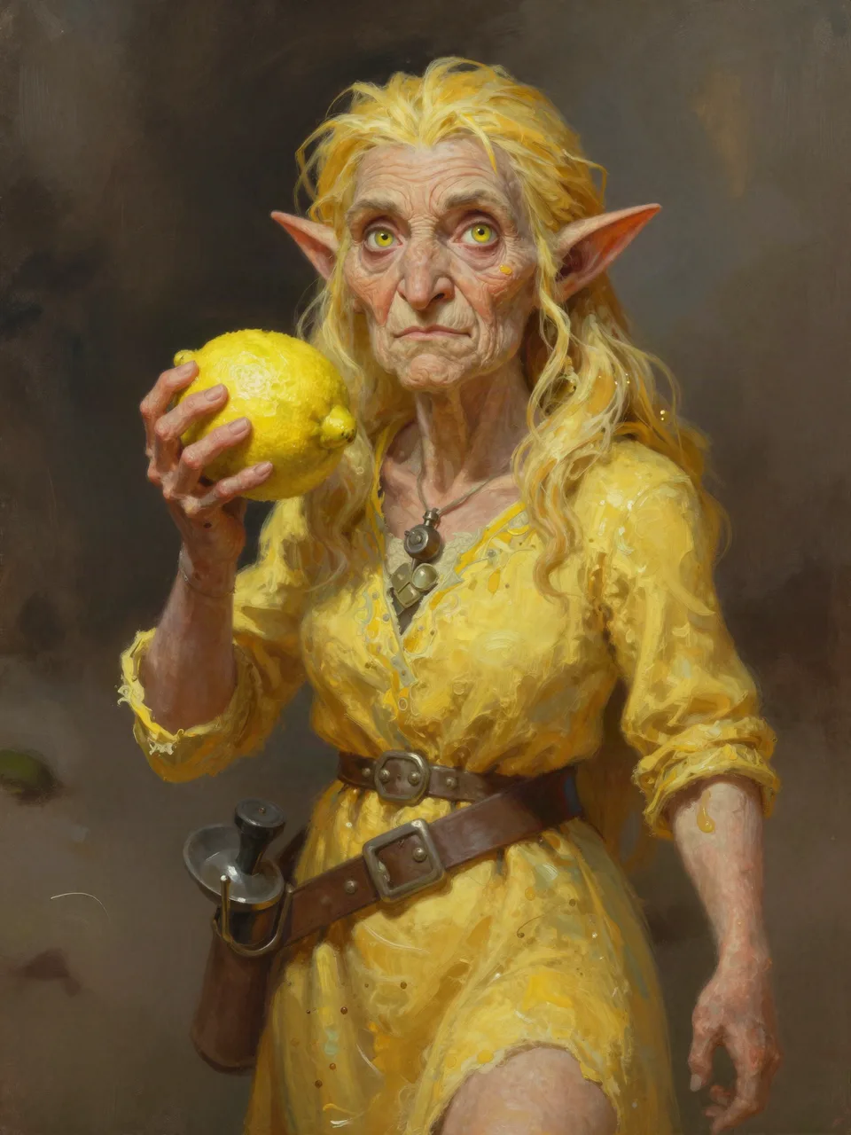 LEMON SHARPTONGUE Portrait