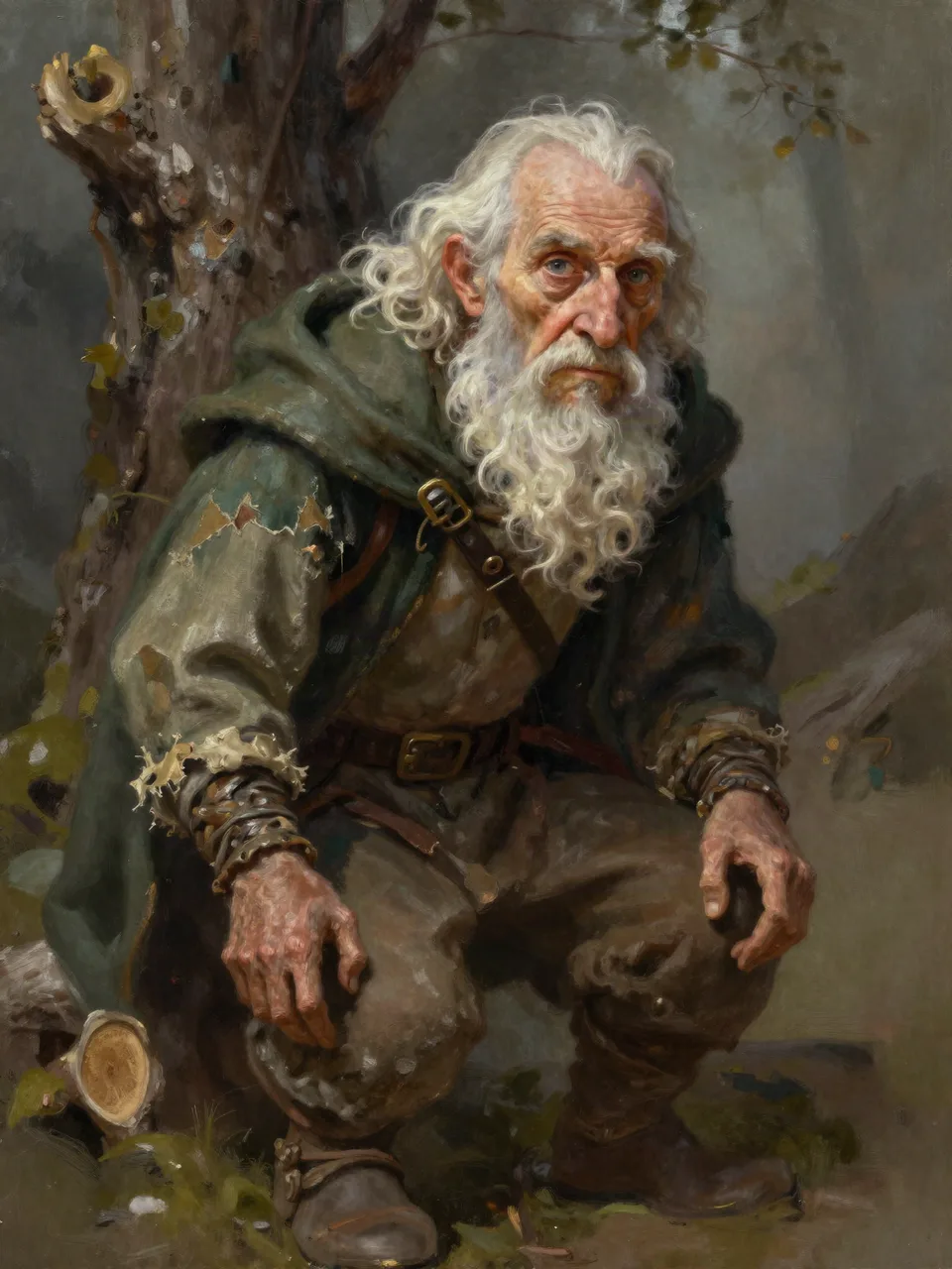 OLD WILLEM WOODHAND Porträt