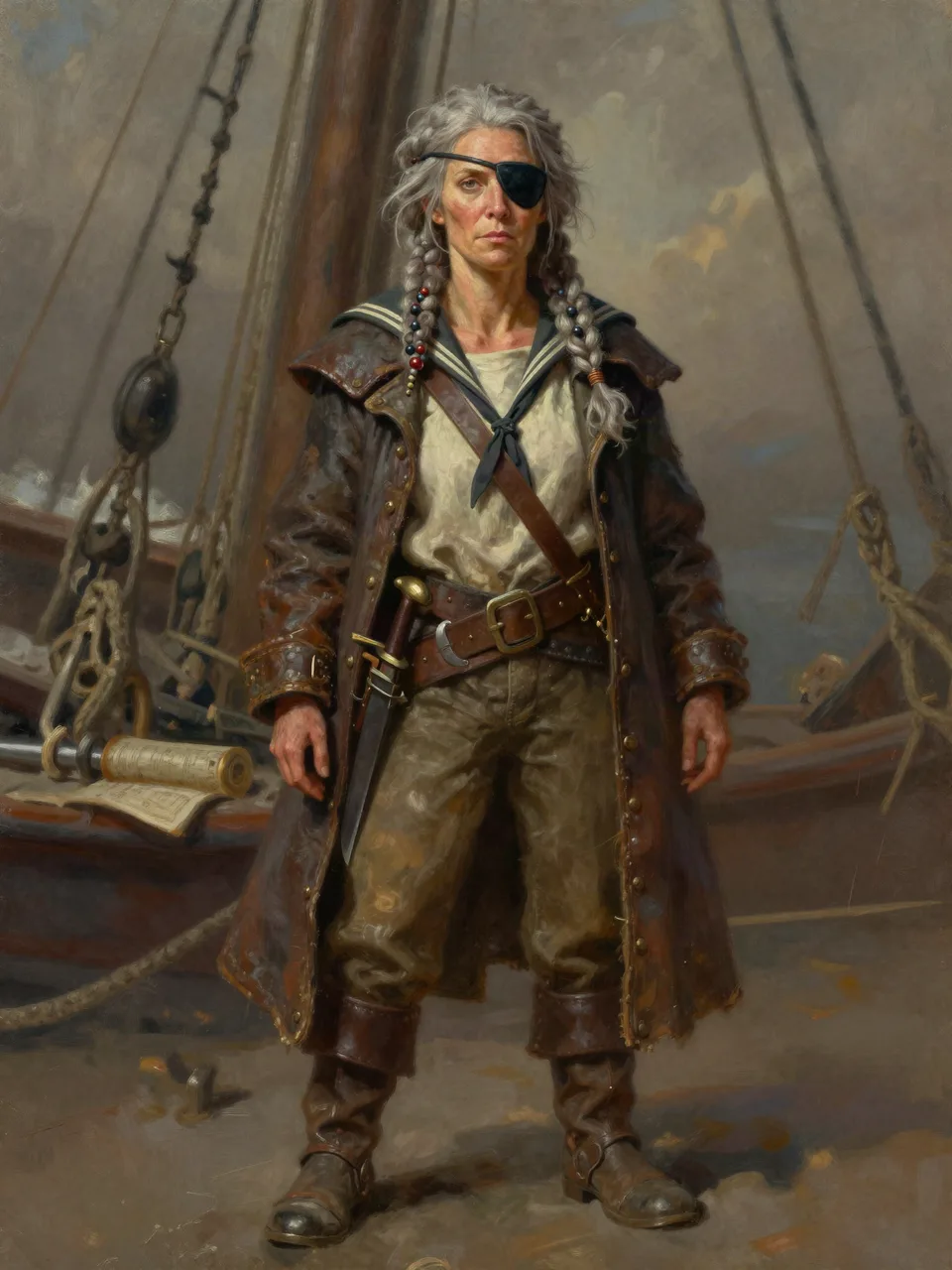 SAILOR CAPTAIN BRINEY MORGAN Porträt