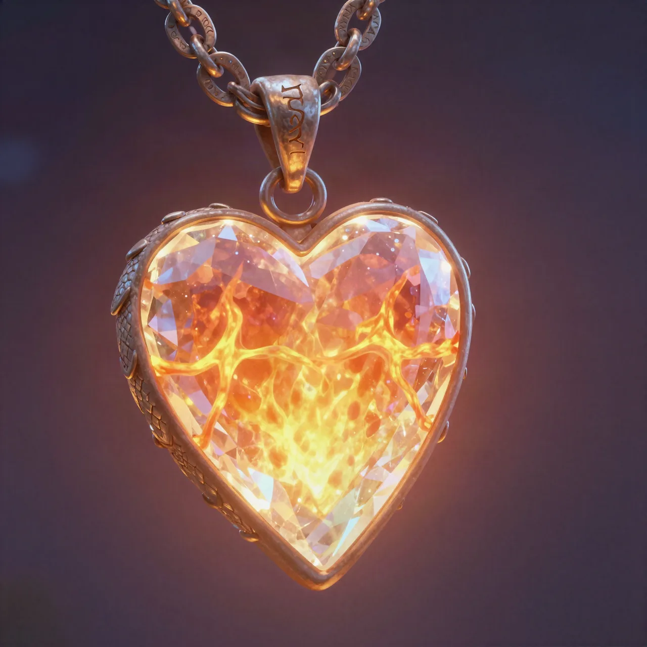 Crystal-Heart Amulet