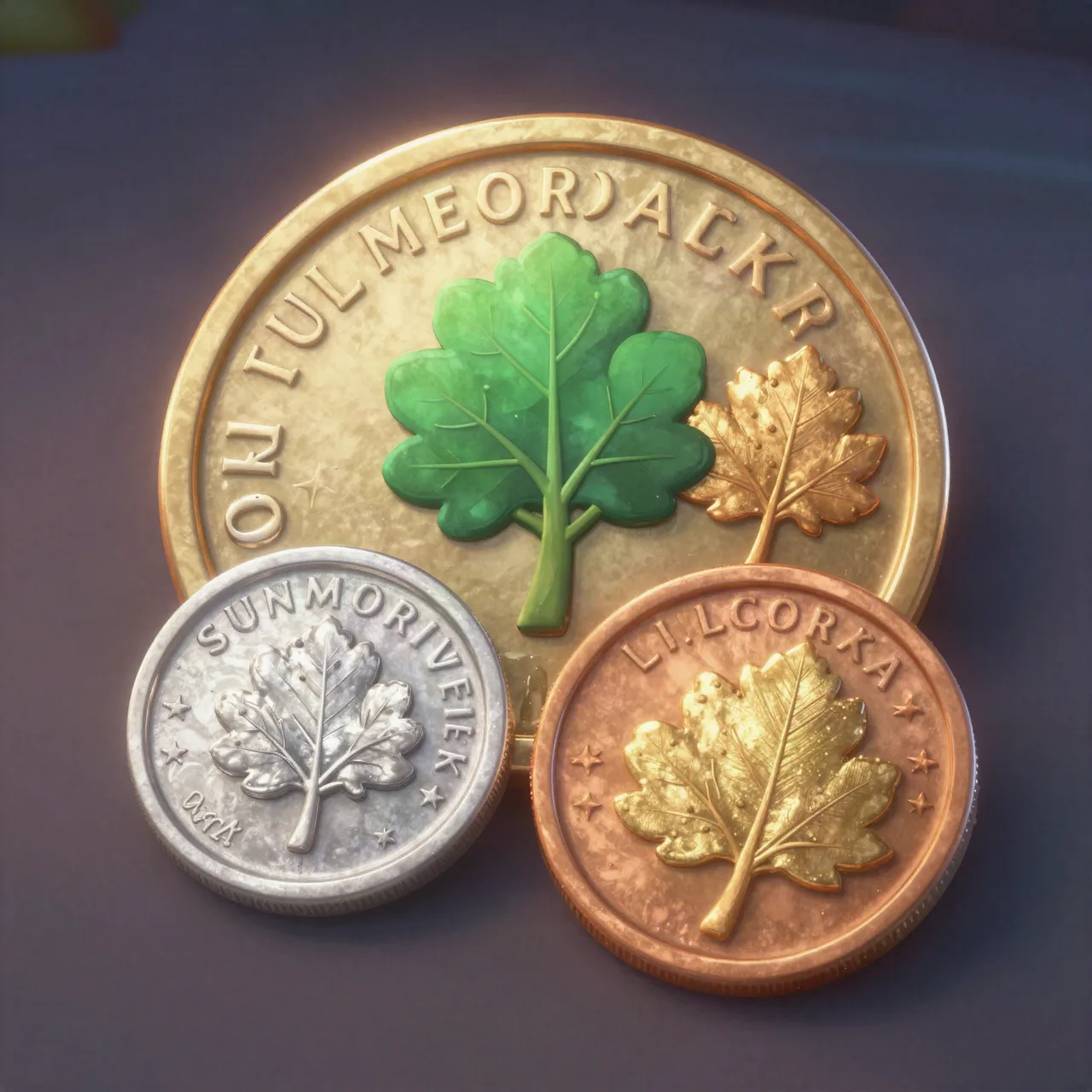 Silverleaf Coin Set