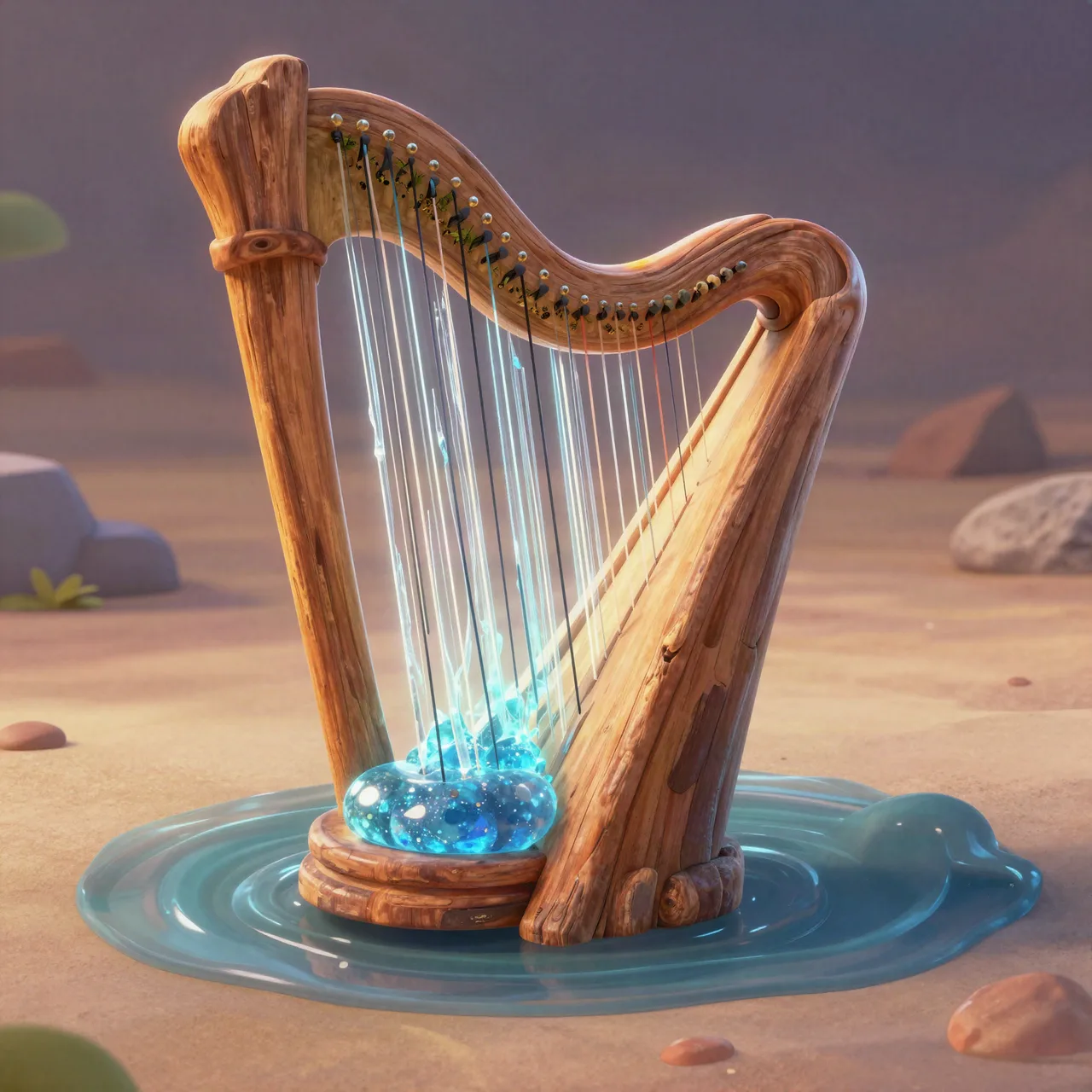 Resonance Harp of Still Waters