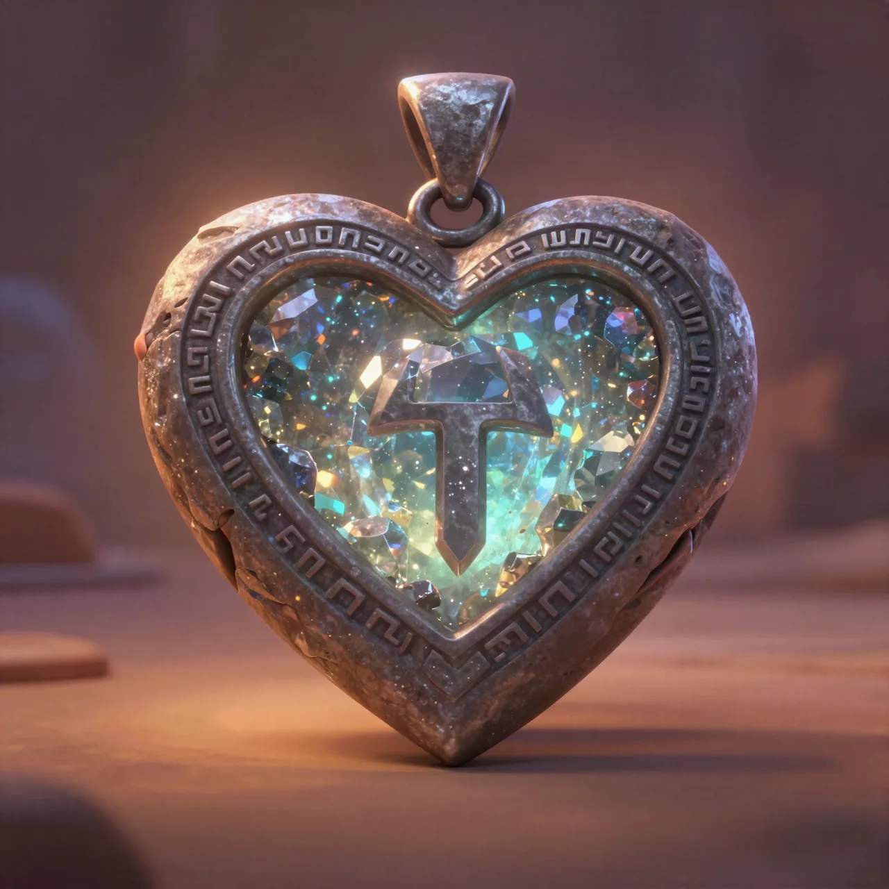 Iron-Heart-Amulett