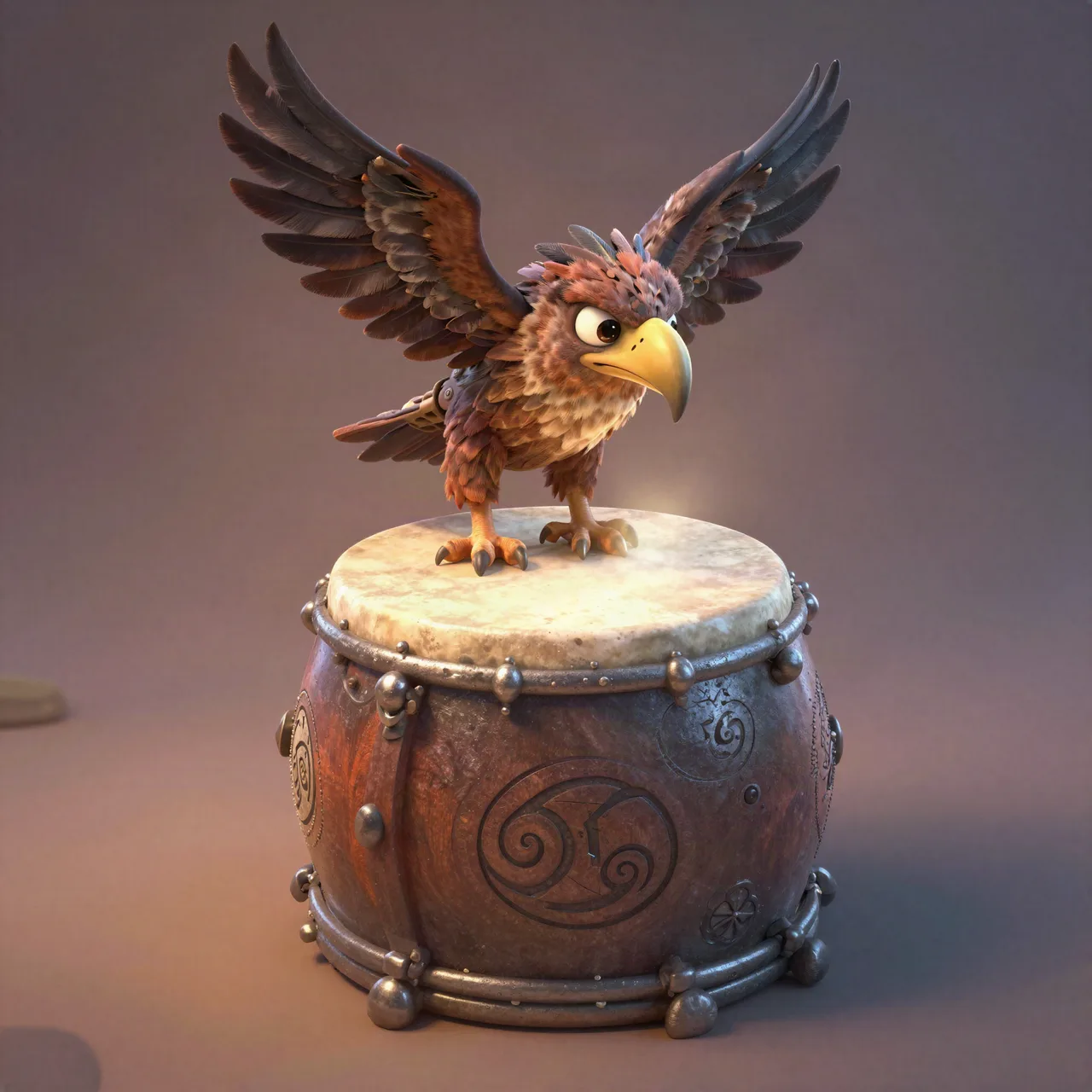 The Iron-Throat Drum of the Runic Bards